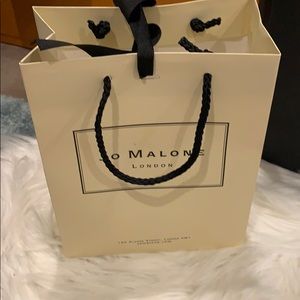 Jo malone paper bag, 7”x9”x3,5”